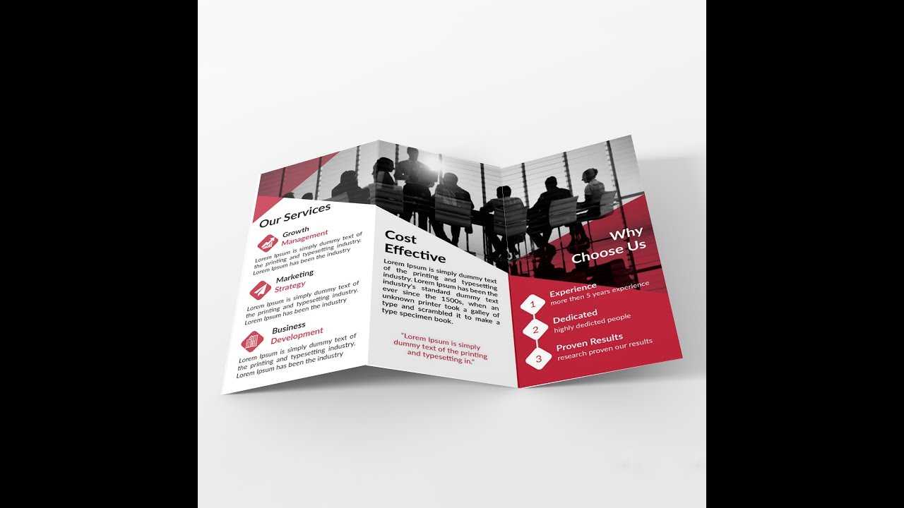 How To Make Tri Fold Brochure Layout In Adobe Illustrator (Bangla) In Adobe Tri Fold Brochure Template