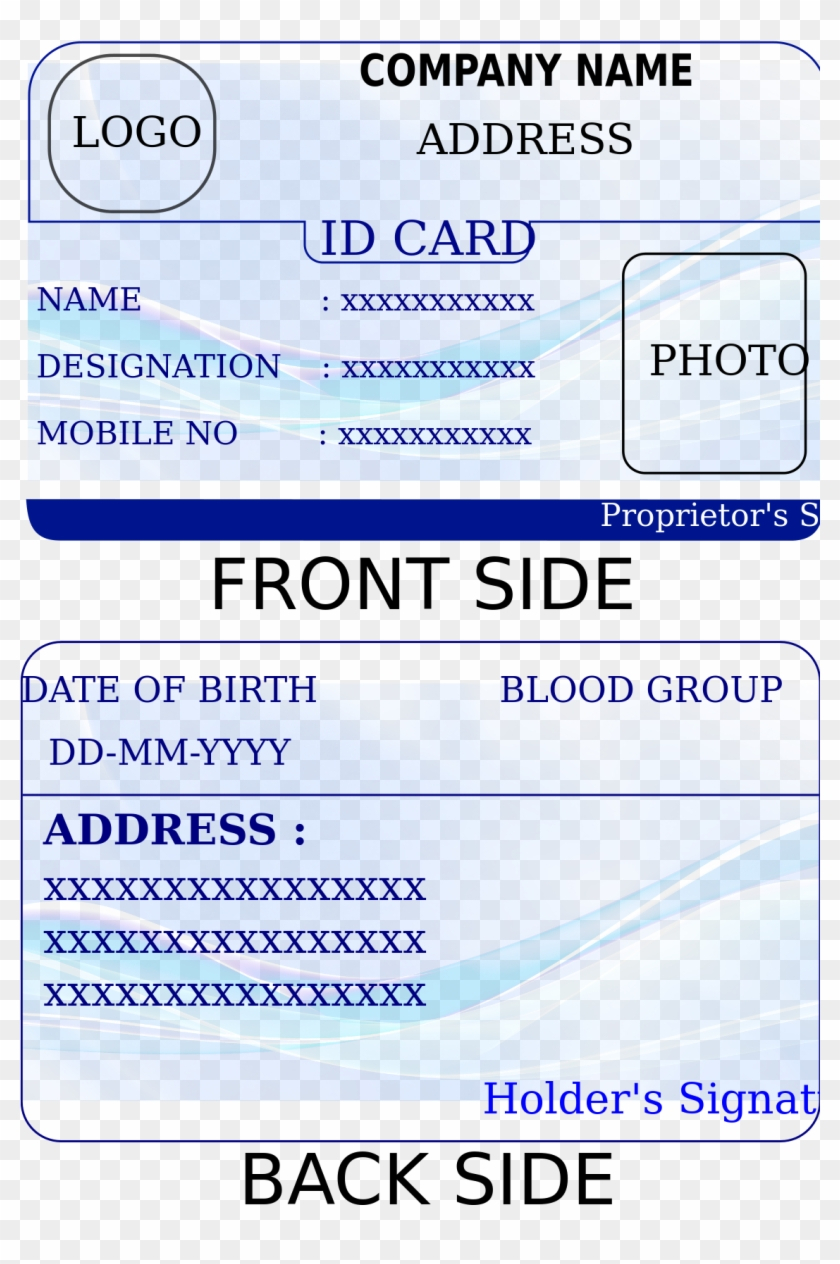 Id Card Printable – Karan.ald2014 With Id Card Template Word Free