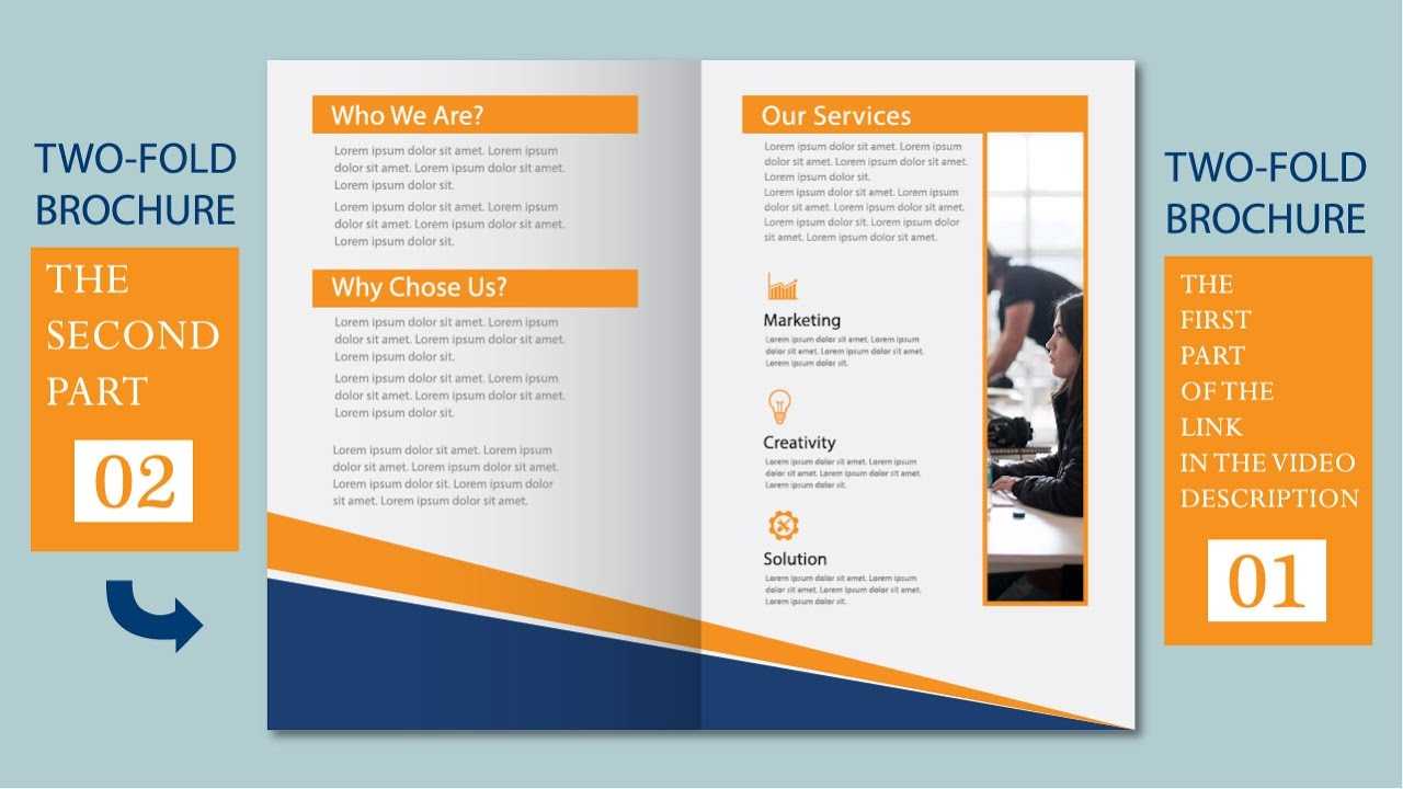 Illustrator Tutorial – Two Fold Business Brochure Template Part 02 Inside 2 Fold Brochure Template Free