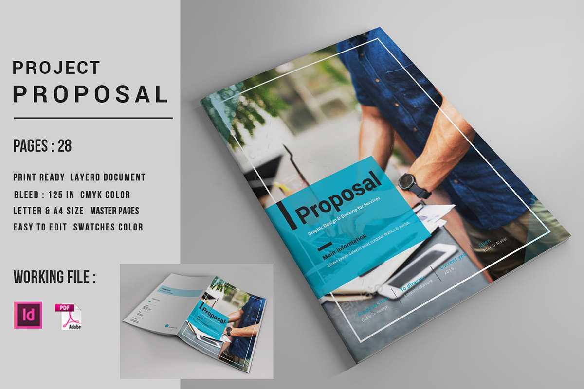 Indesign Business Proposal Template On Behance With Indesign Templates Free Download Brochure