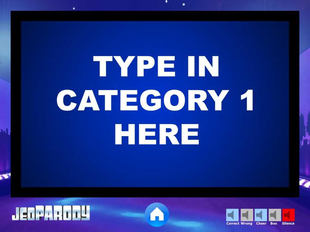 Jeopardy Powerpoint Game Template – Youth Downloadsyouth With Regard To Jeopardy Powerpoint Template With Score