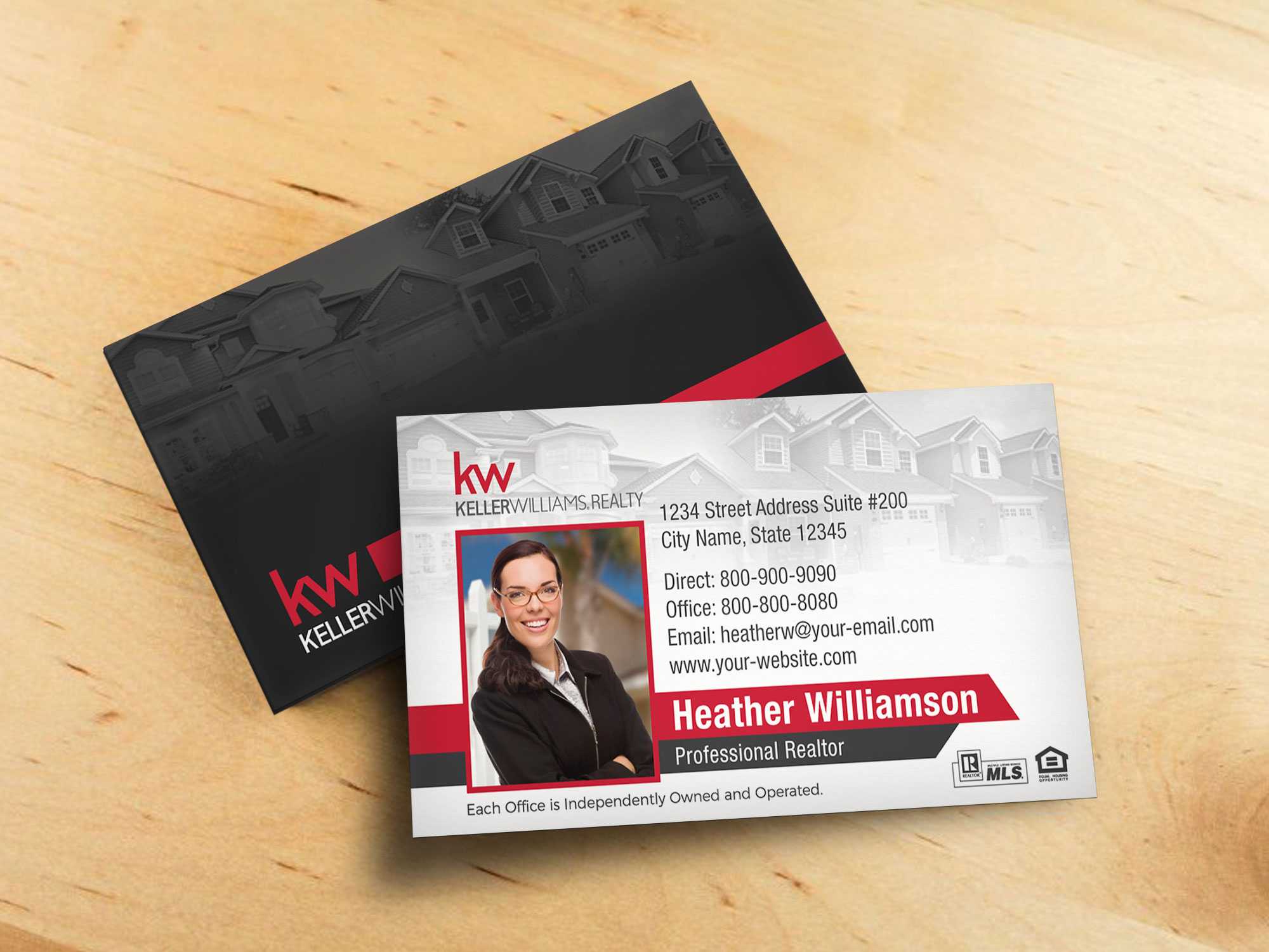 Keller Williams Business Card Template – Bc1861Wb Kw In Keller Williams Business Card Templates