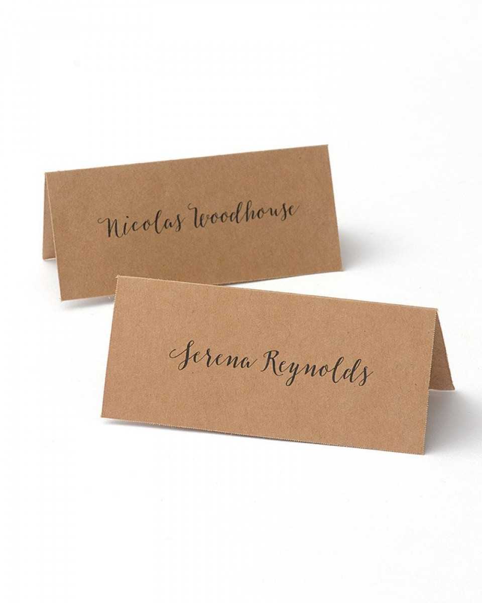 Kraft Printable Place Cards Regarding Gartner Studios Place Cards Template