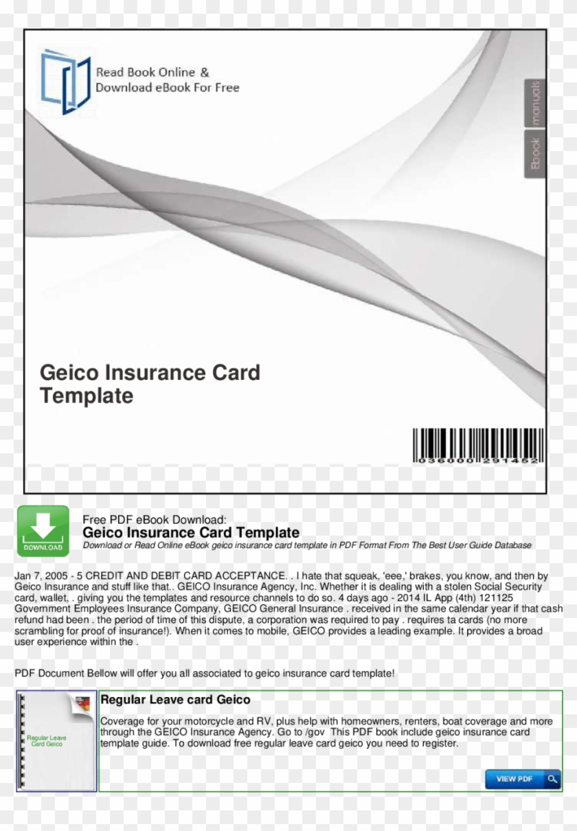 Large Size Of Geico Insurance Card Template Software Pertaining To Auto Insurance Card Template Free Download