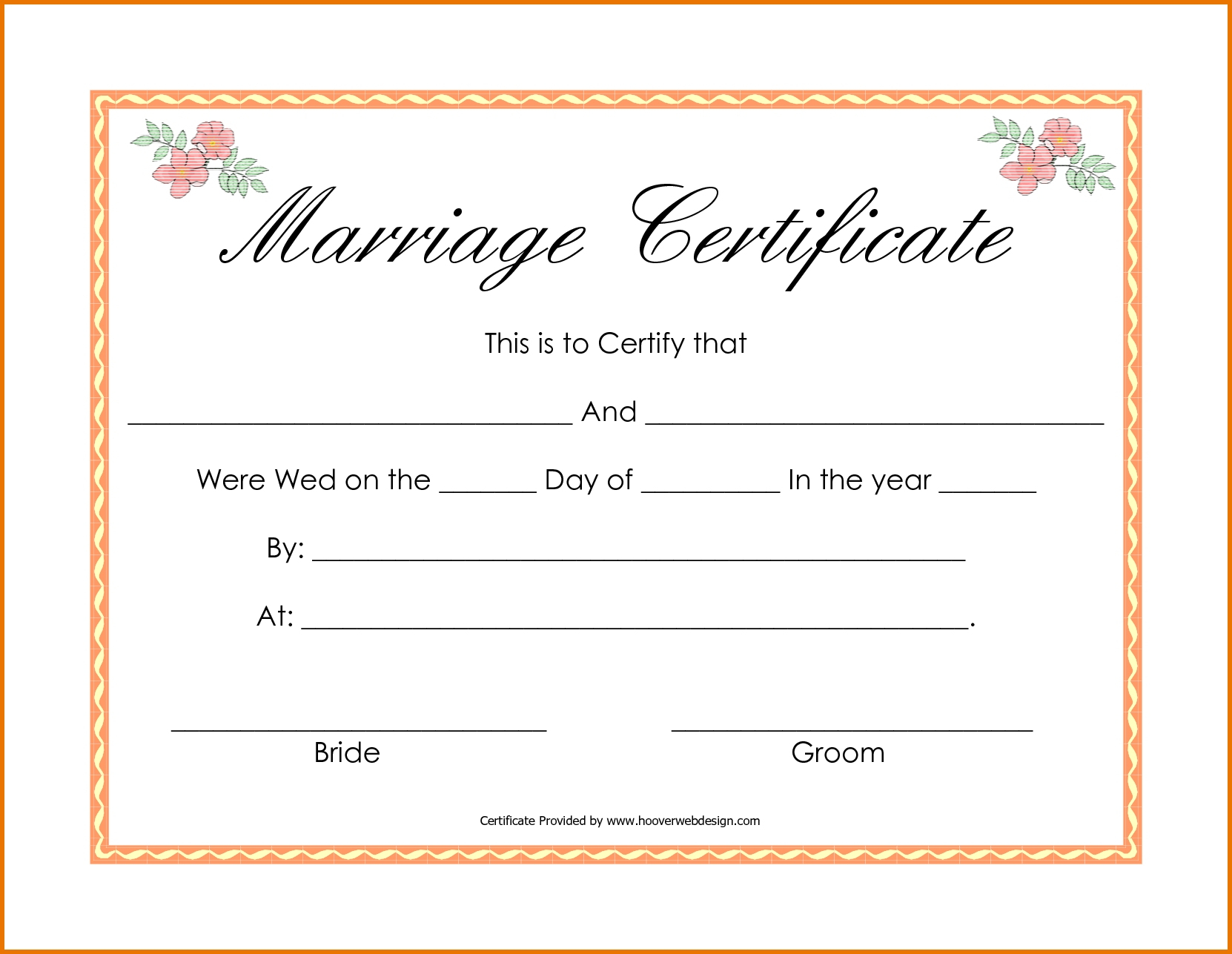 License Certificate Template – Karan.ald2014 Throughout Blank Marriage Certificate Template