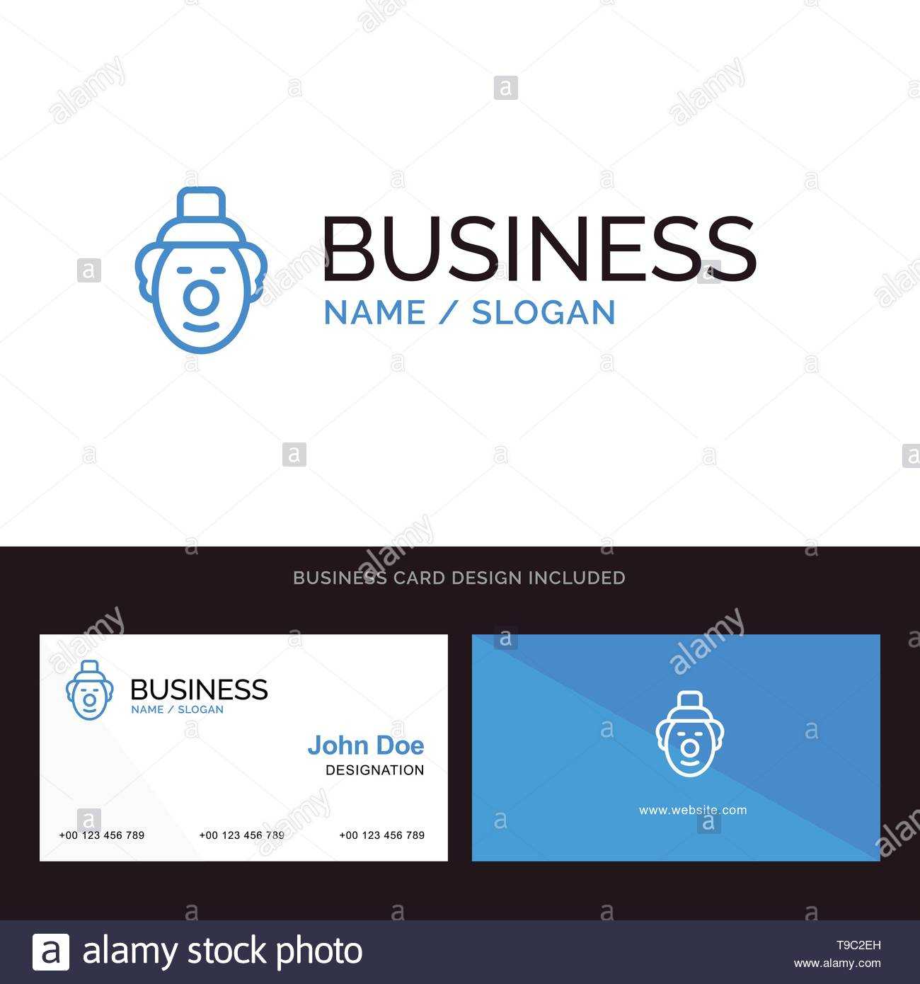Logo And Business Card Template For Joker, Clown, Circus Within Joker Card Template