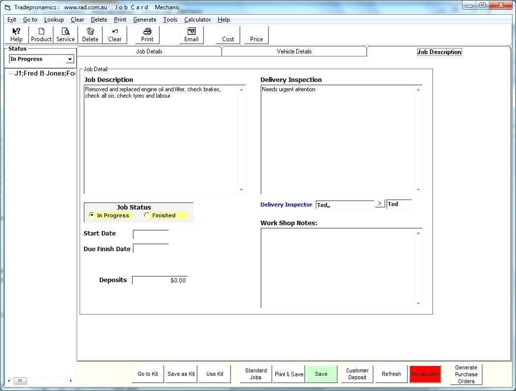 Maintenance Job Card Template Mechanic – Bestawnings Within Mechanics Job Card Template