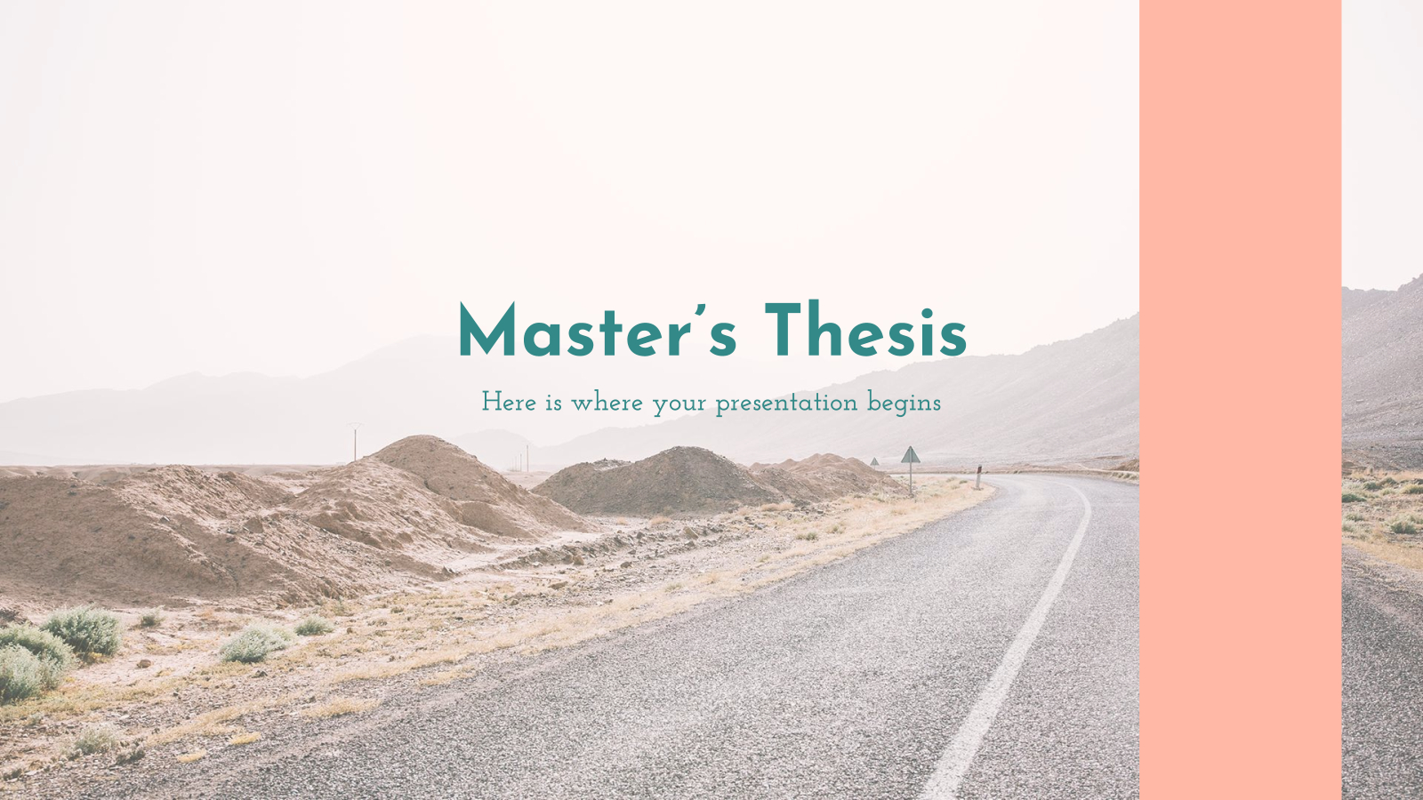 Master's Thesis Theme For Google Slides And Powerpoint With Regard To Powerpoint Templates For Thesis Defense