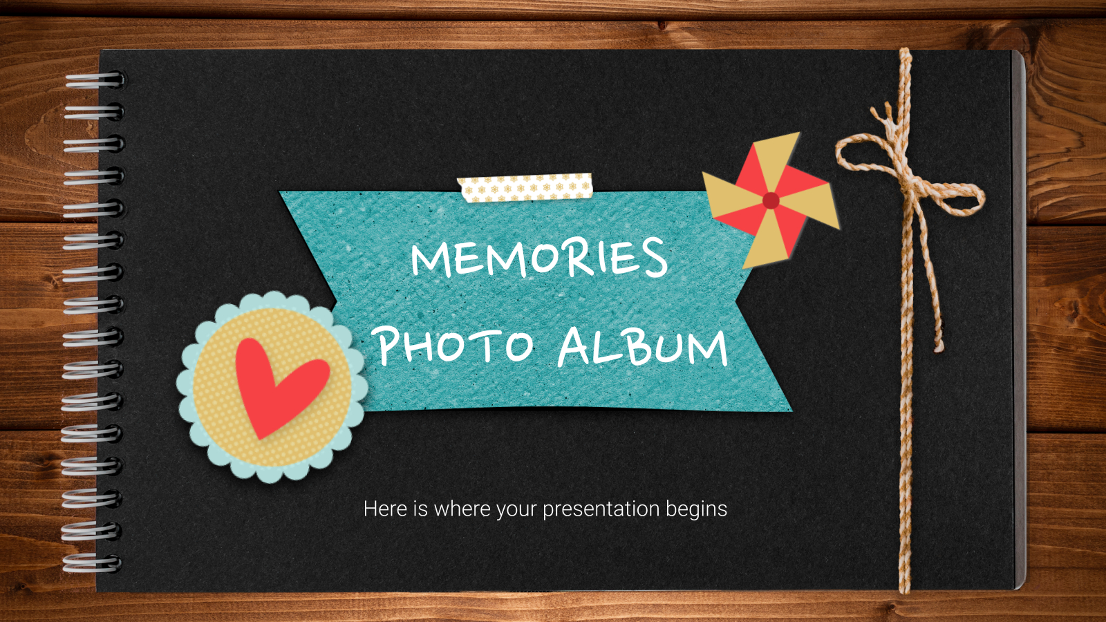 Memories Photo Album Google Slides Theme And Powerpoint Template With Regard To Powerpoint Photo Album Template