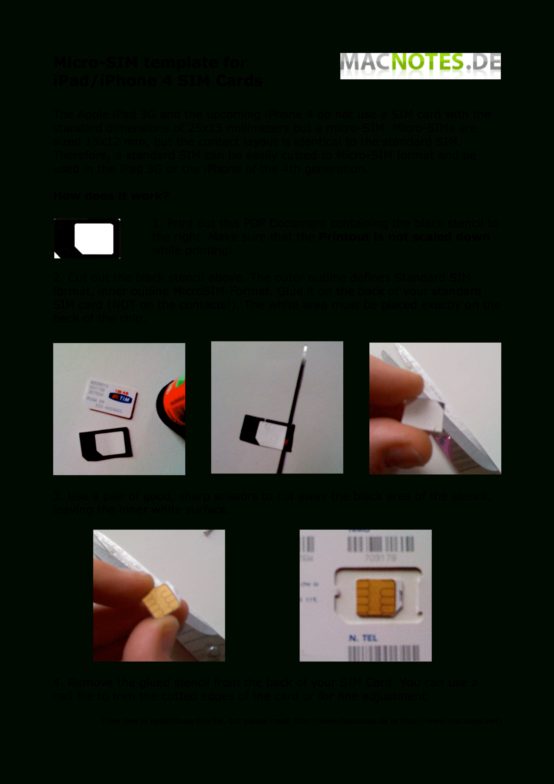 Micro Sim Cutting Template | Templates At In Sim Card Cutter Template