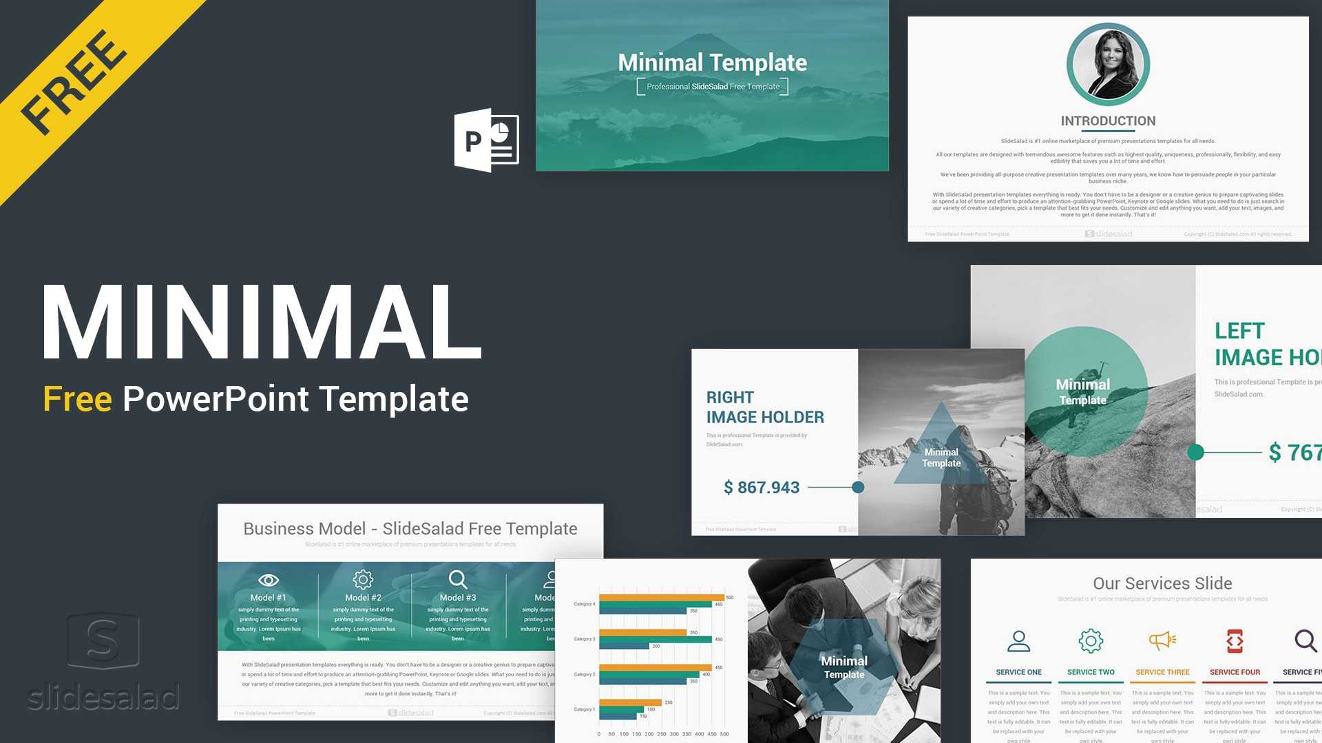 Minimal Free Download Powerpoint Template – Slidesalad Within Free Powerpoint Presentation Templates Downloads