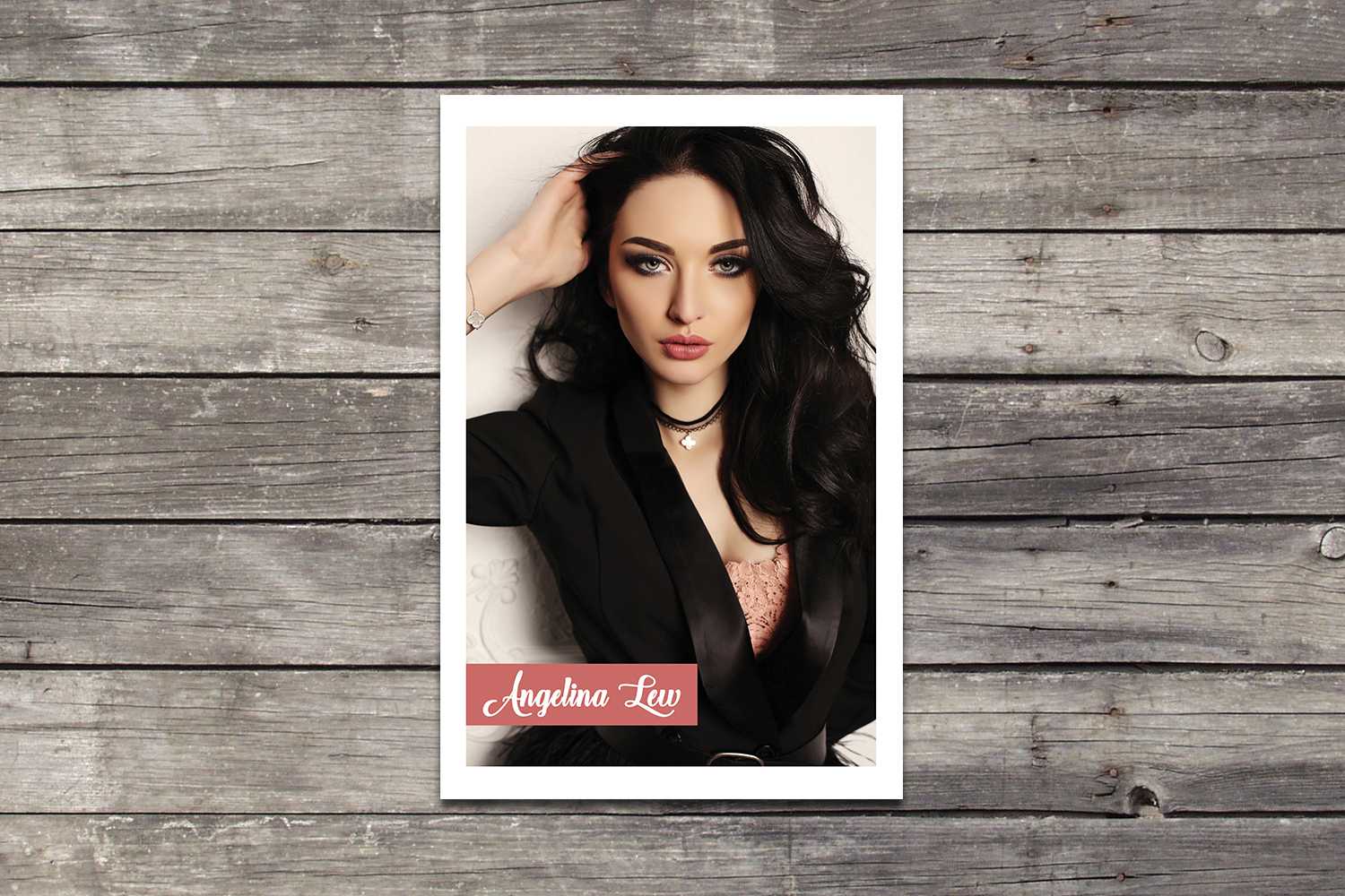 Modeling Comp Card Template, Ms Word & Photoshop Template Intended For Zed Card Template Free