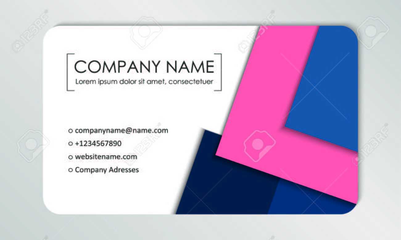 Modern Business Card Template. Business Cards With Company Logo Pertaining To Call Card Templates