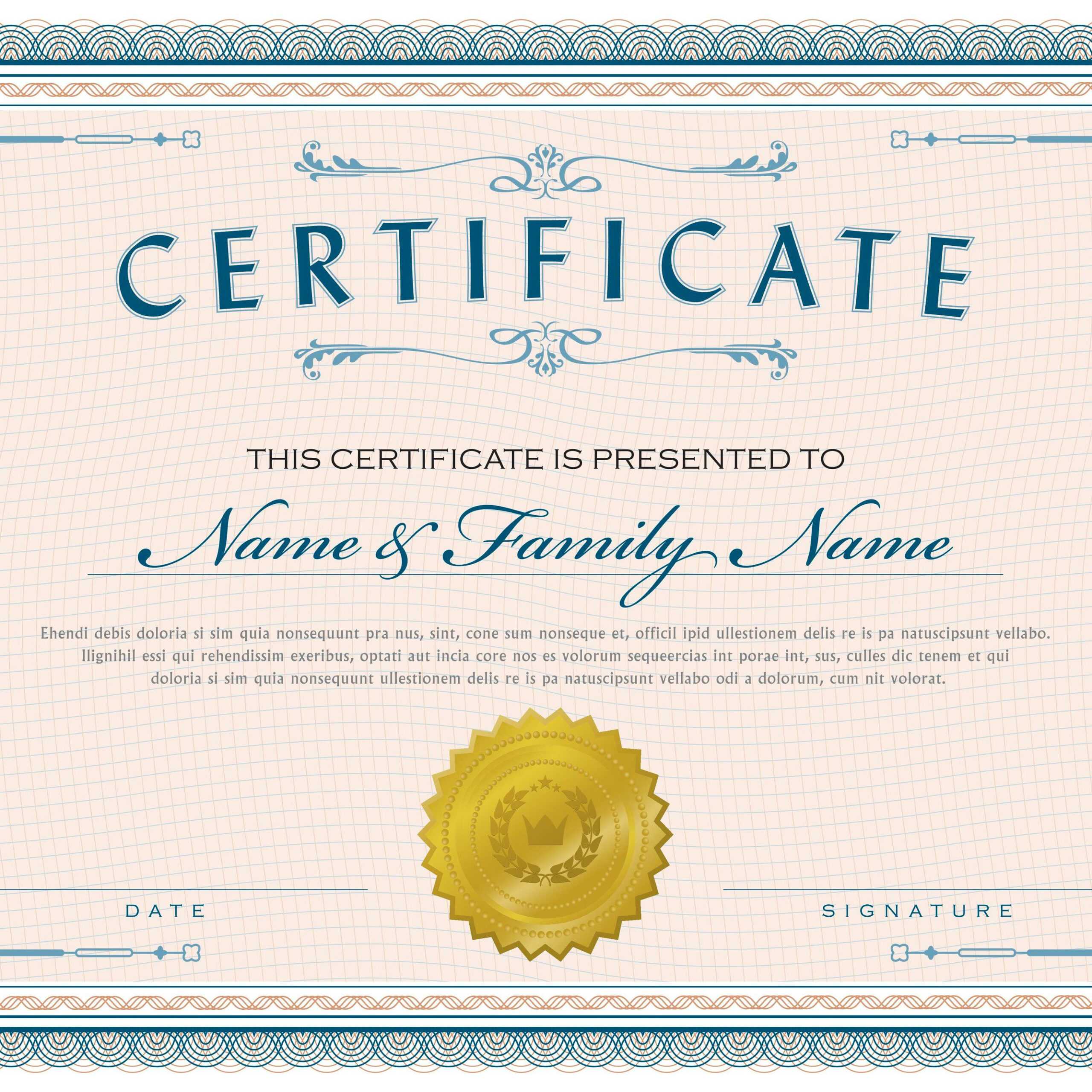 Necessary Parts Of An Award Certificate Within Spelling Bee Award Certificate Template
