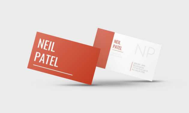 Neil Patel Google Docs Business Card Template - Stand Out Shop with regard to Business Card Template For Google Docs