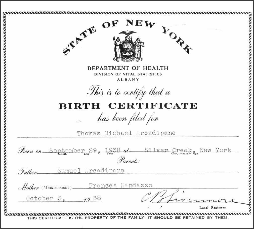 Official Blank Birth Certificate For A Birth Certificate Inside Editable Birth Certificate Template