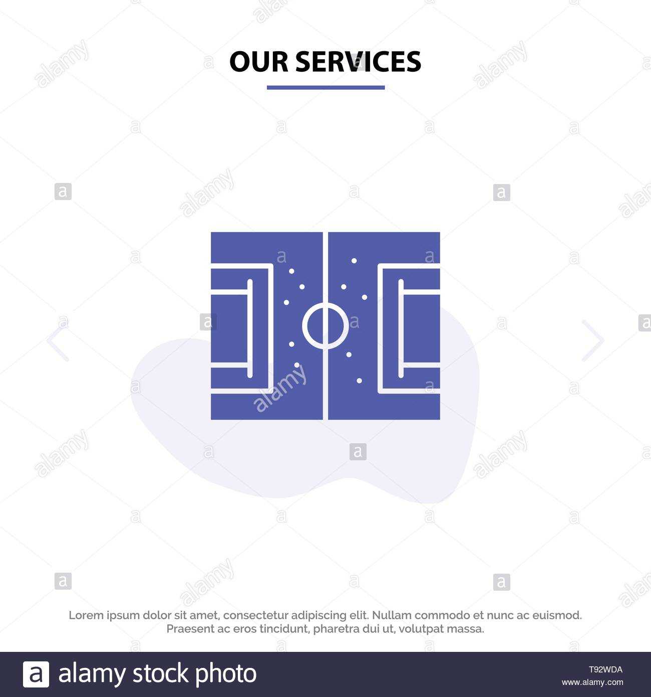 Our Services Field, Football, Game, Pitch, Soccer Solid Intended For Soccer Referee Game Card Template