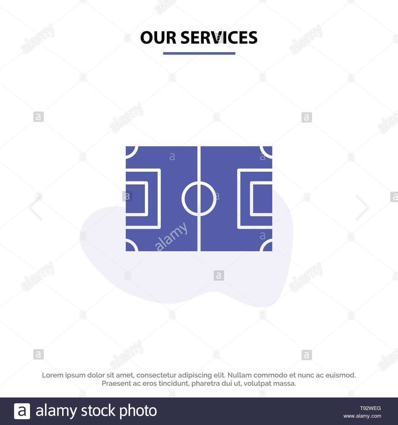 Our Services Field, Football, Game, Pitch, Soccer Solid Regarding Soccer Referee Game Card Template