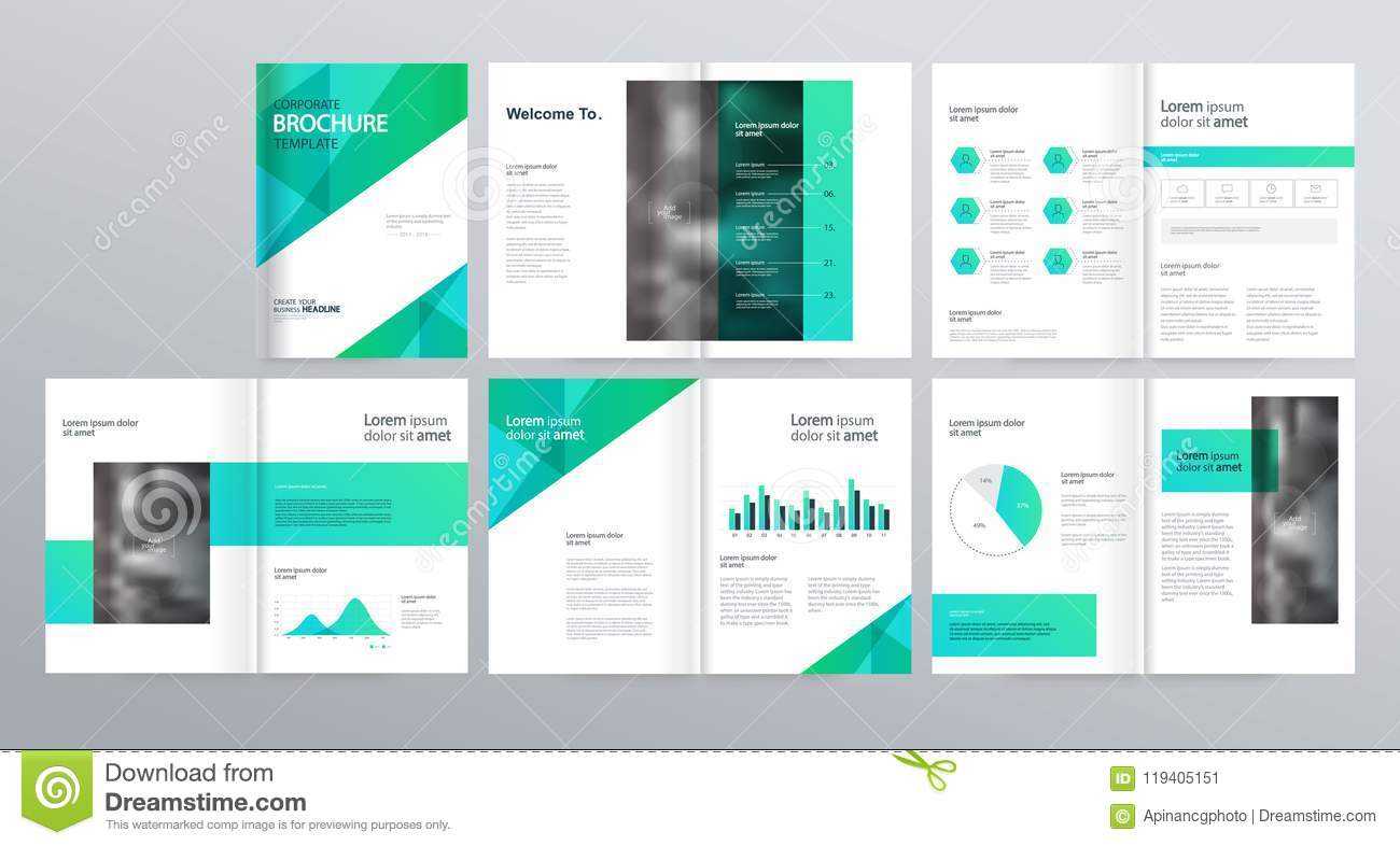 Page Layout For Company Profile, Annual Report, And Brochure Inside Welcome Brochure Template