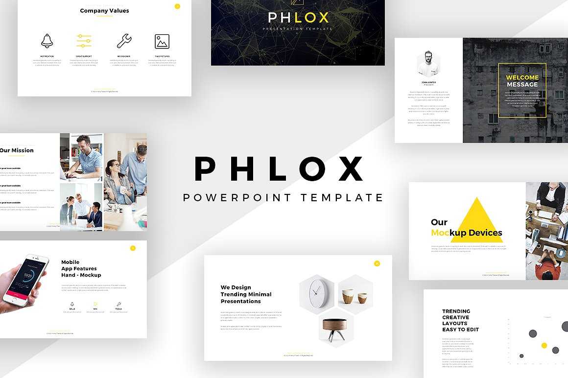 Phlox Minimal Powerpoint Template For Fancy Powerpoint Templates