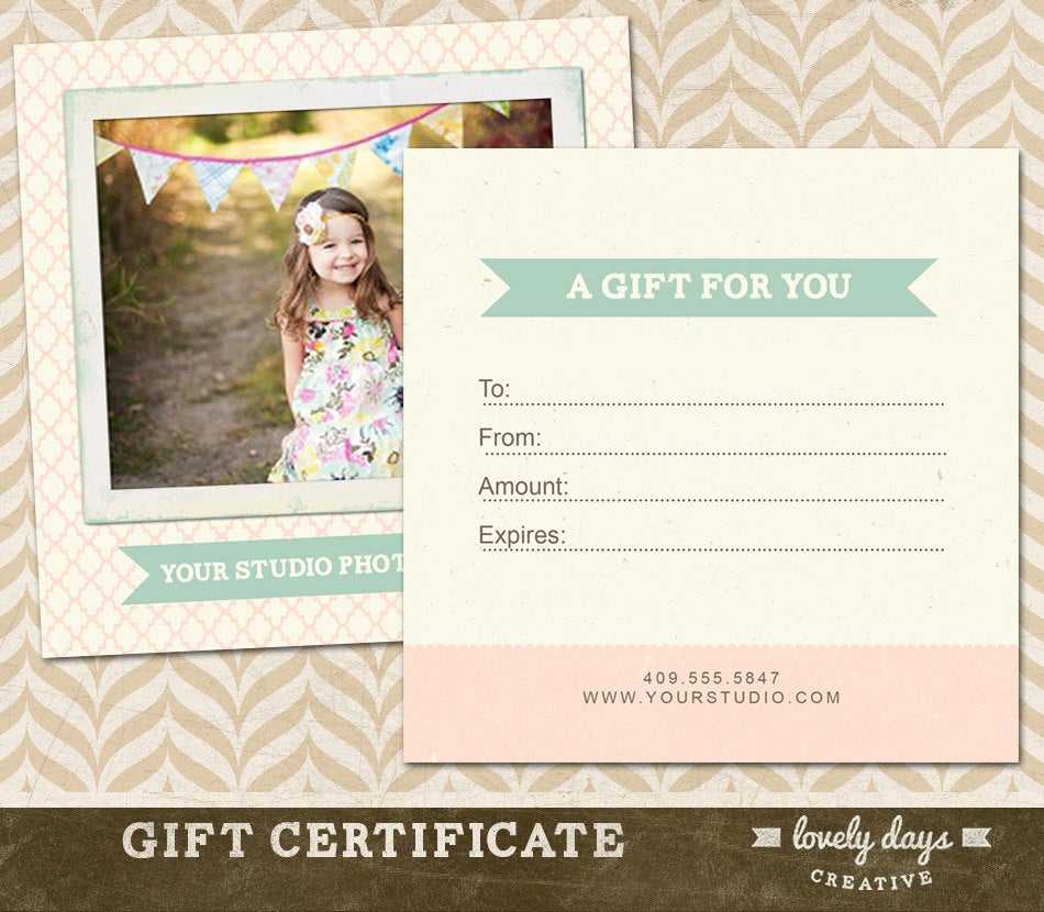 Photoshop Gift Certificate Template | Woodsikecol.tk Pertaining To Photoshoot Gift Certificate Template