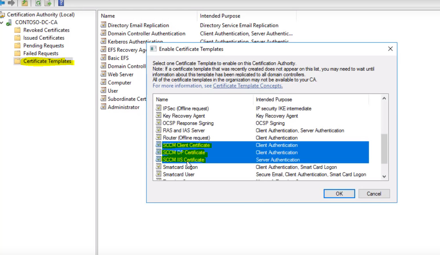 Pki Certificate Requirement For Sccm – Hashmat It Nerd In Workstation Authentication Certificate Template