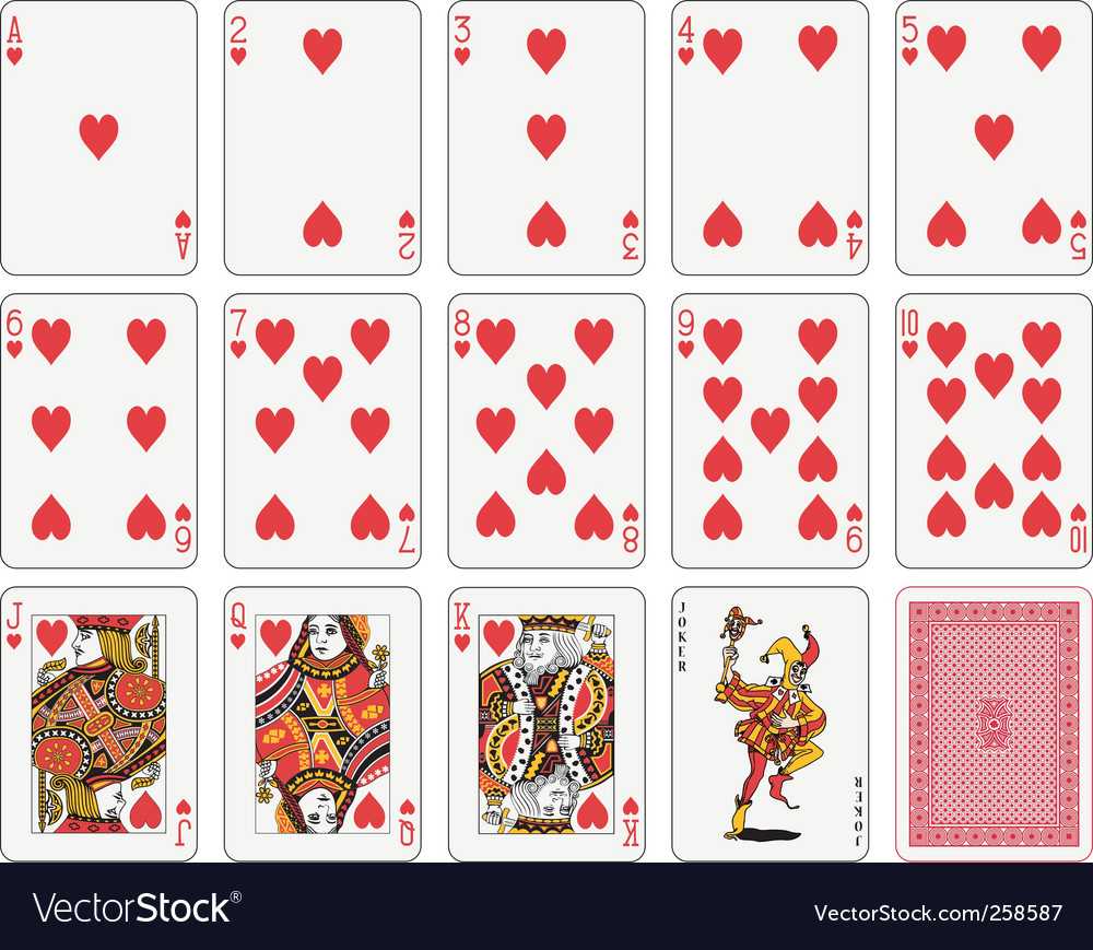 Playing Cards With Playing Card Template Illustrator