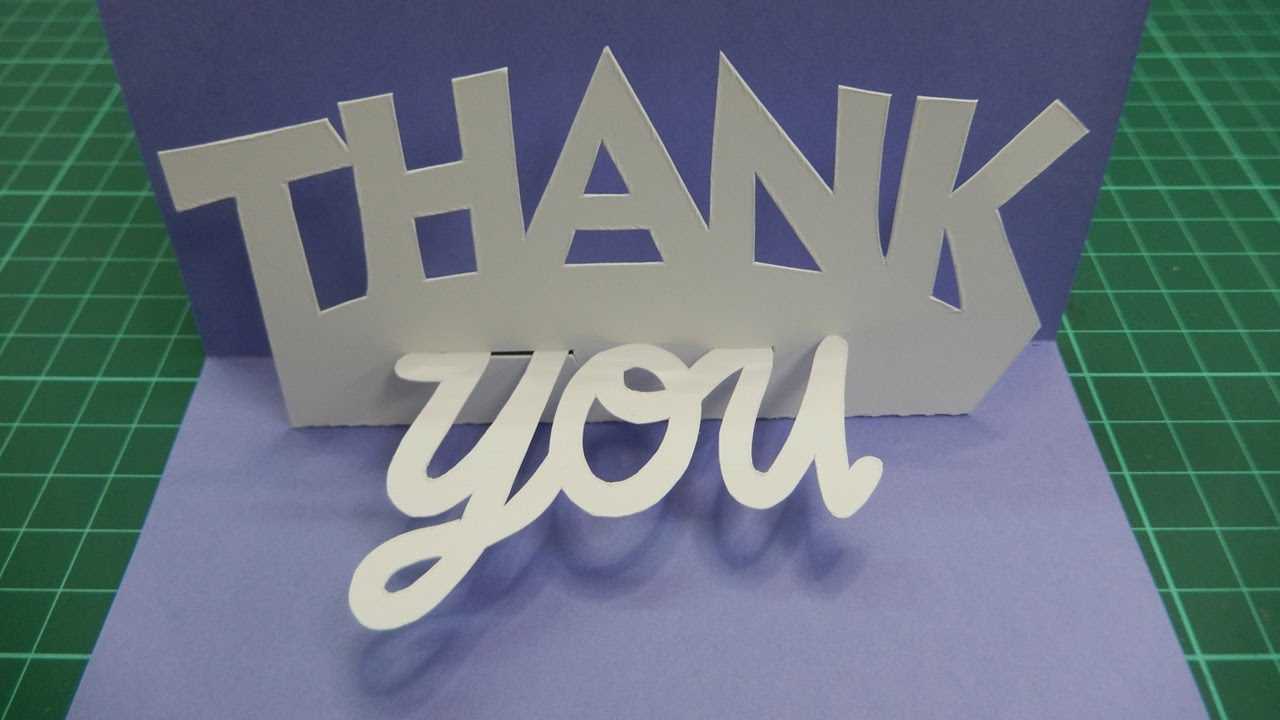 Pop Up Thank You Card Tutorial – 001 Pertaining To Popup Card Template Free