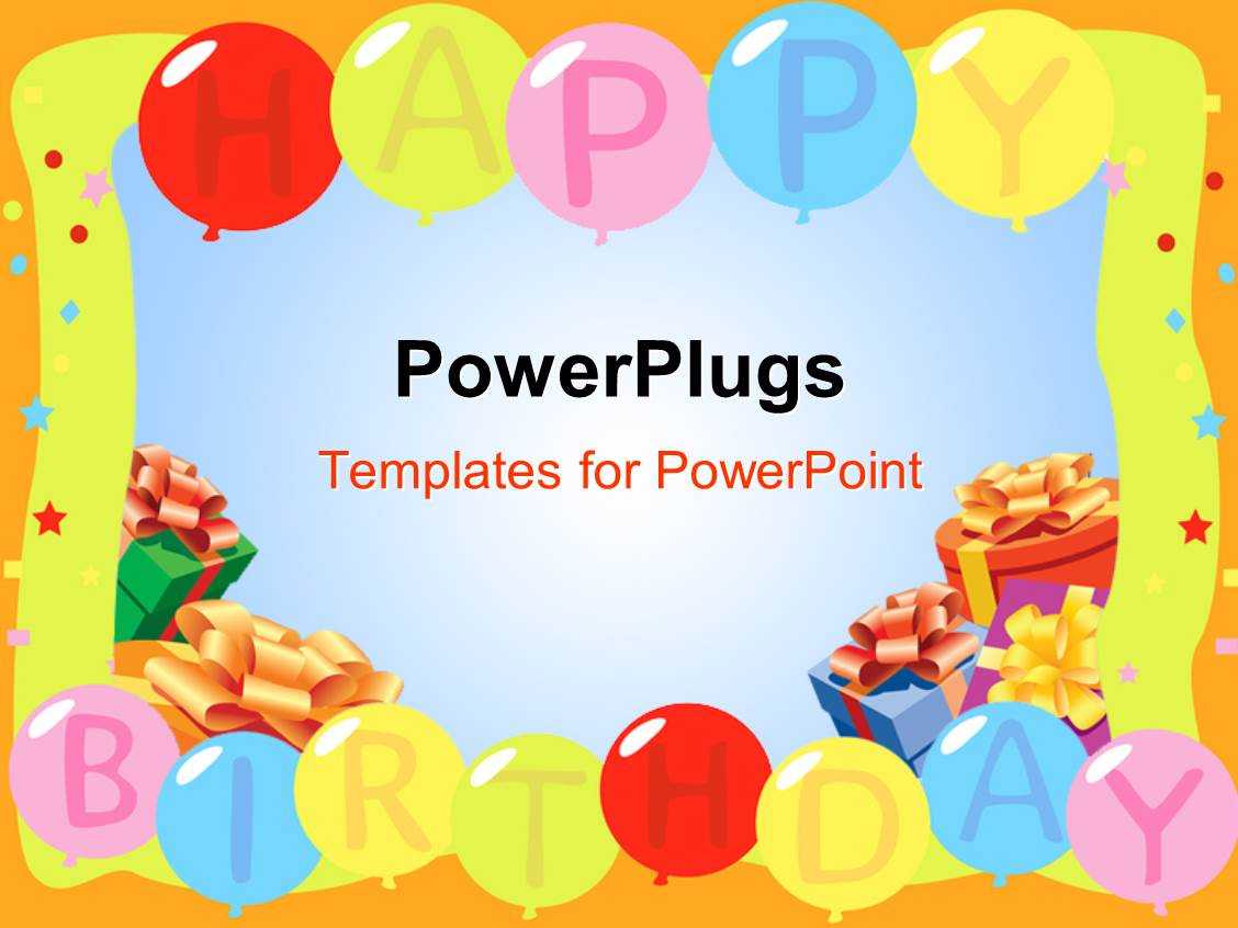 Powerpoint Birthday Template – Karati.ald2014 Intended For Greeting Card Template Powerpoint