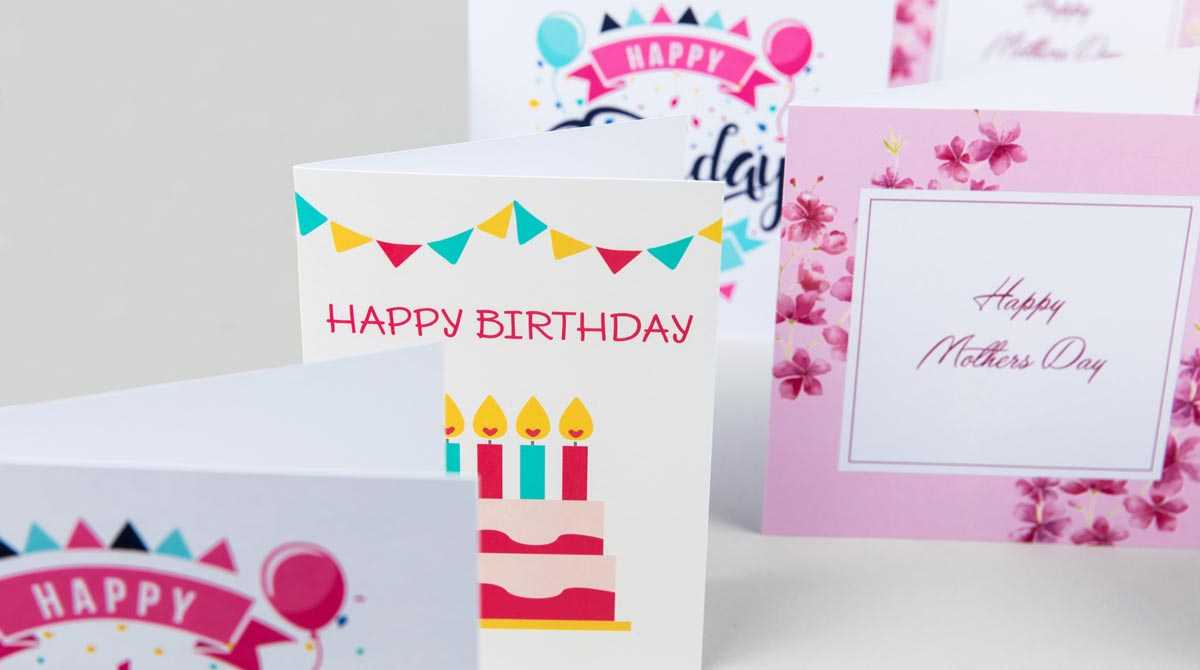 Print Greeting Cards | Custom Greeting Cards | Digital Pertaining To Birthday Card Template Indesign