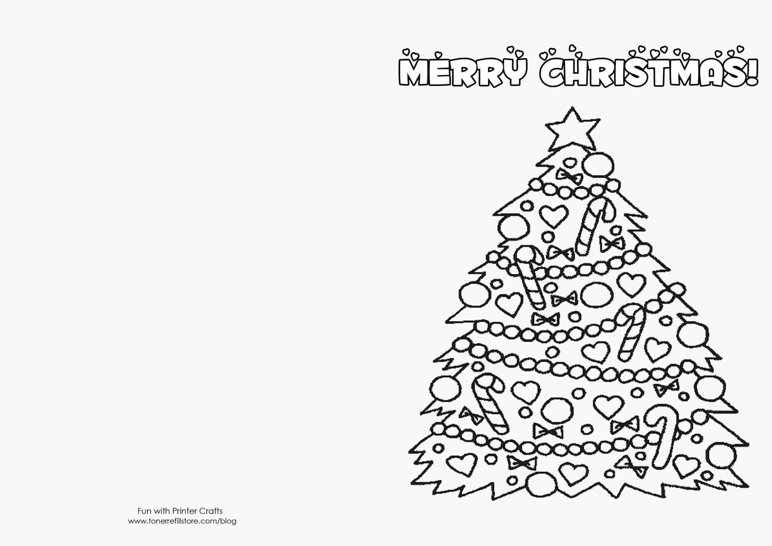 Printable Coloring Christmas Cards Templates How To Make Inside Printable Holiday Card Templates