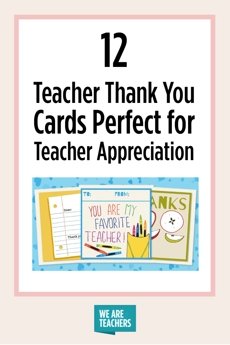 Printable Teacher Thank You Cards For Teacher Appreciation Within Thank You Card For Teacher Template
