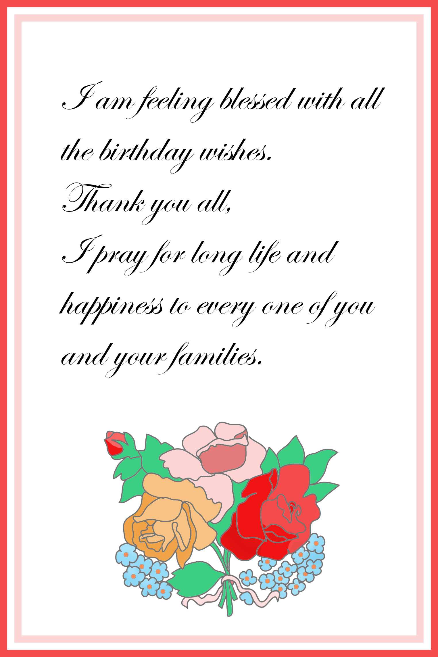 Printable Thank You Cards – Free Printable Greeting Cards For Thank You Card For Teacher Template