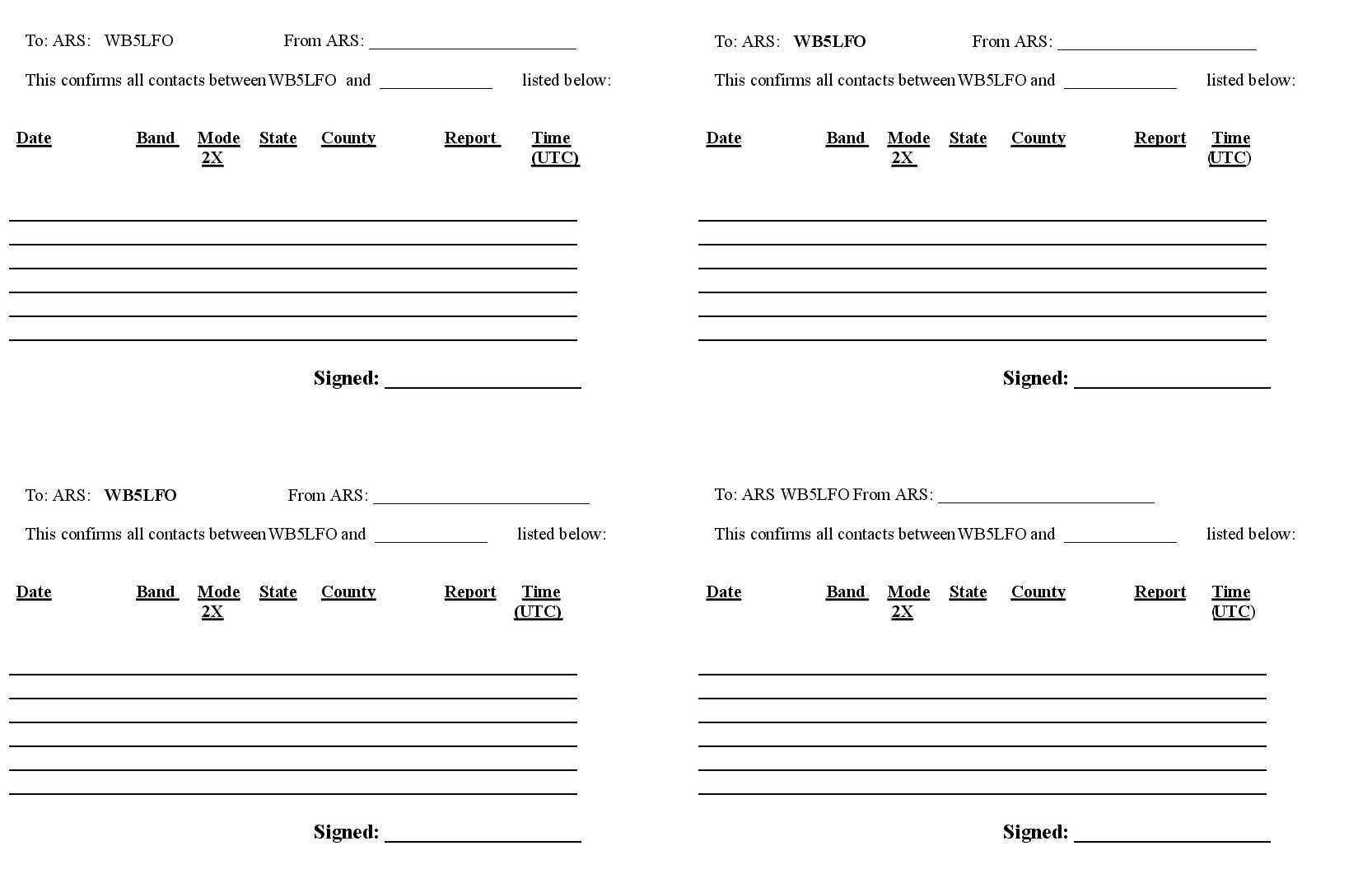 Qsl Card Template Microsoft Publisher - Cards Design Templates Regarding Qsl Card Template