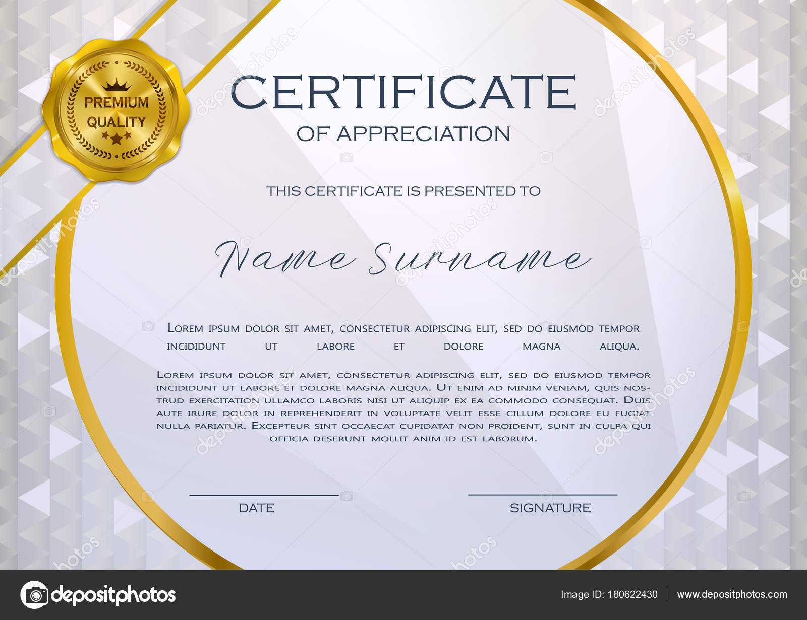 Qualification Certificate Appreciation Design Elegant Luxury In Qualification Certificate Template