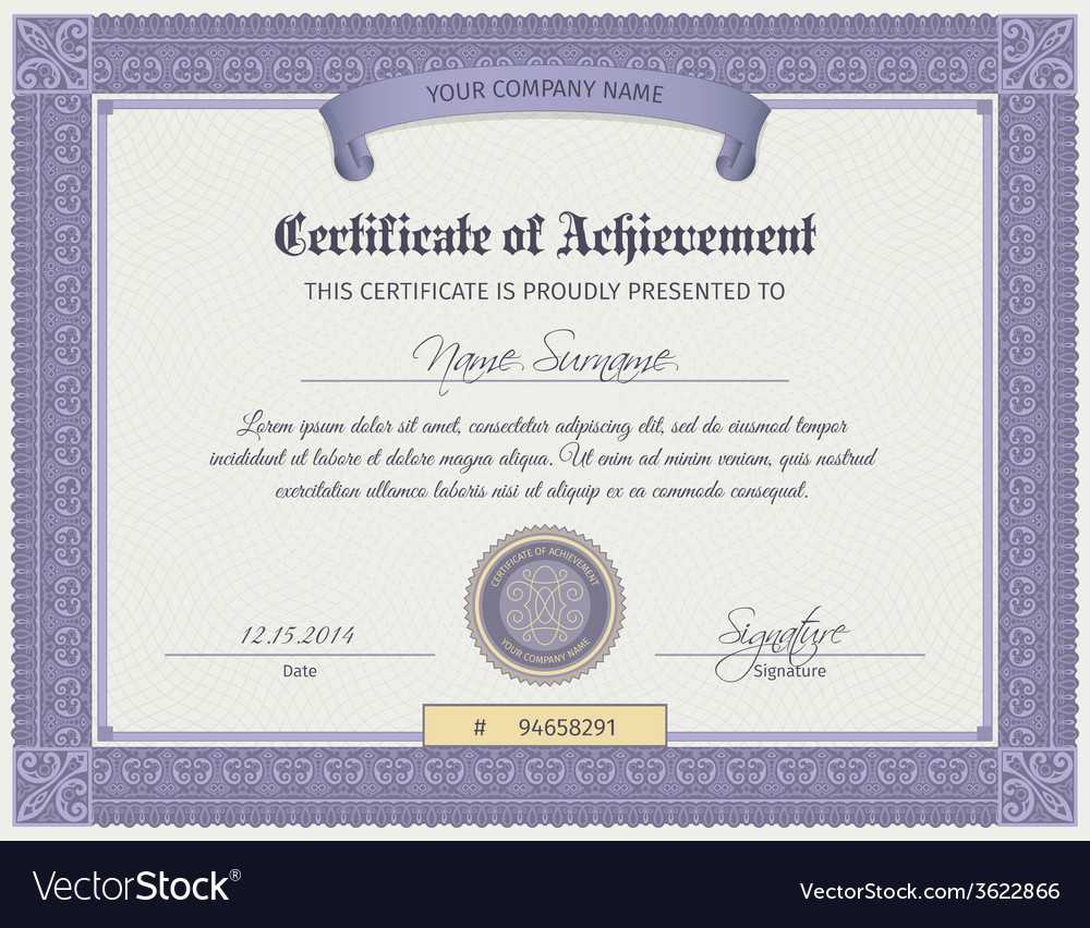 Qualification Certificate Template Pertaining To Qualification Certificate Template