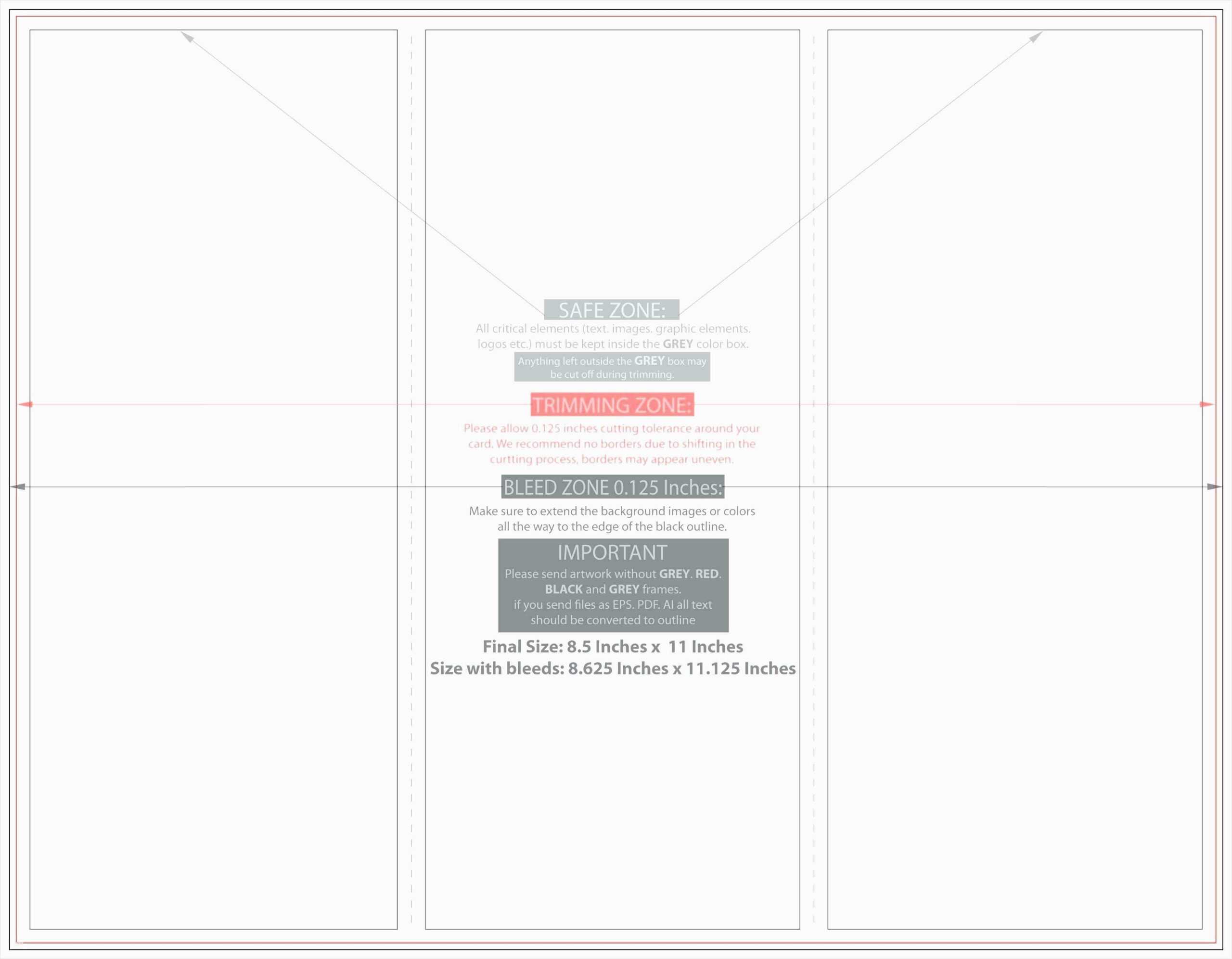 Quarter Fold Cards Template – Karan.ald2014 Pertaining To Blank Quarter Fold Card Template