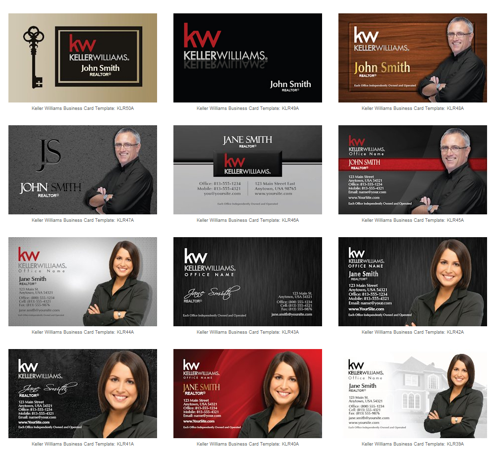 Real Estate Business Cards | The Best Of – Real Estate Regarding Keller Williams Business Card Templates