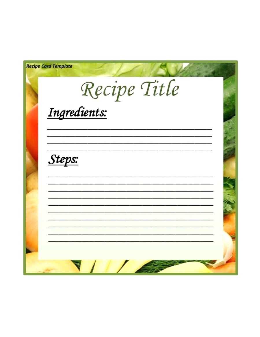 Recipe Card Template Microsoft Word – Bestawnings Inside Free Recipe Card Templates For Microsoft Word