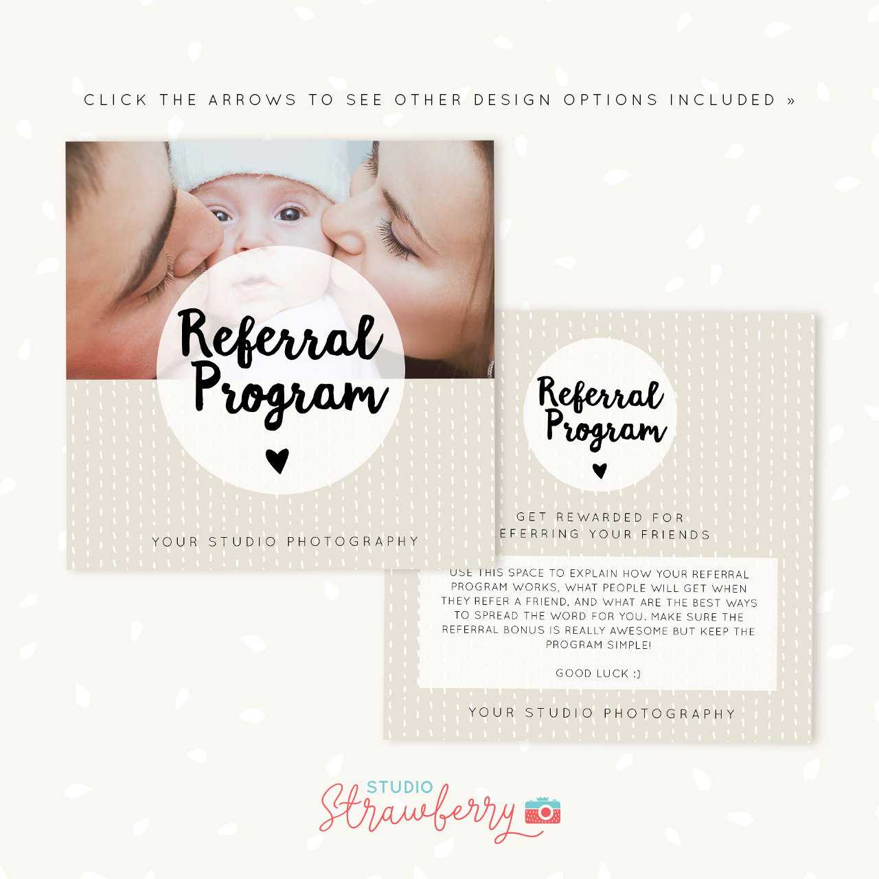 Referral Cards, Referral Card Template, Referral Program, Tell A Friend,  Referral Photoshop Template, Word Of Mouth Marketing Board Psd Regarding Referral Card Template