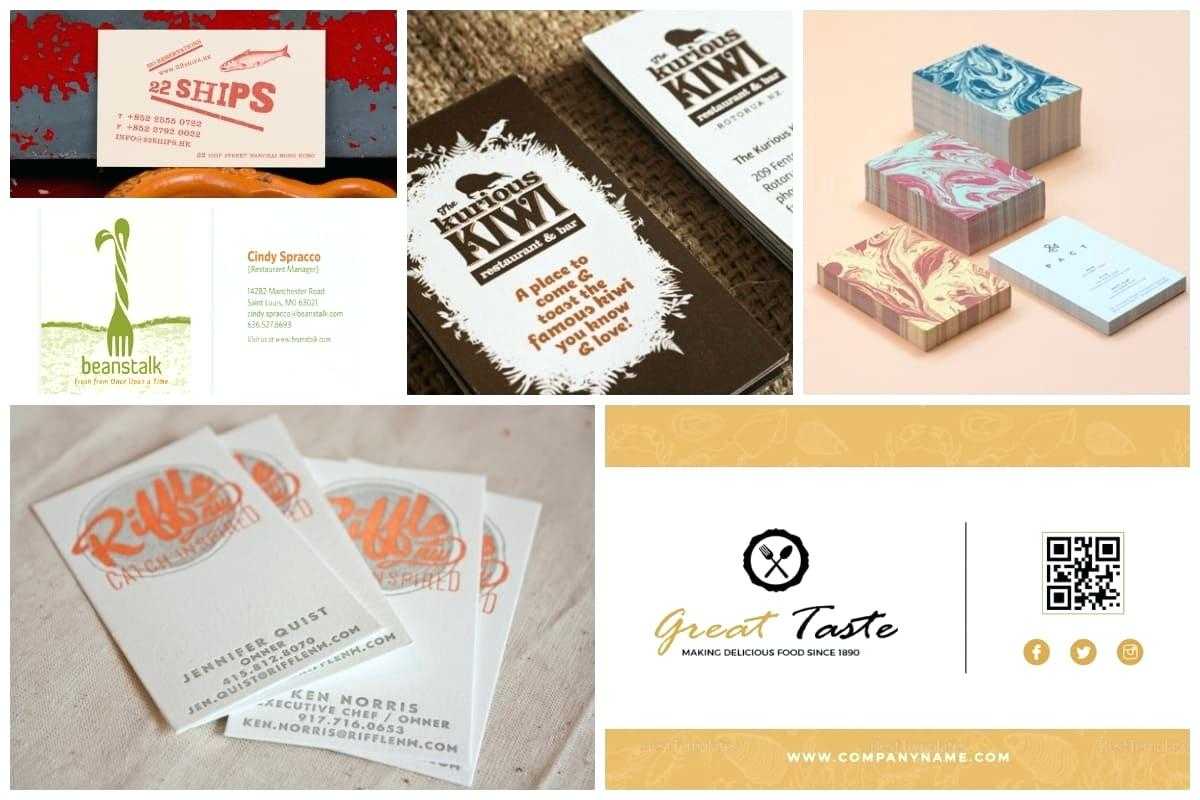 Restaurant Business Cards Designs Comment Template Free Within Restaurant Business Cards Templates Free