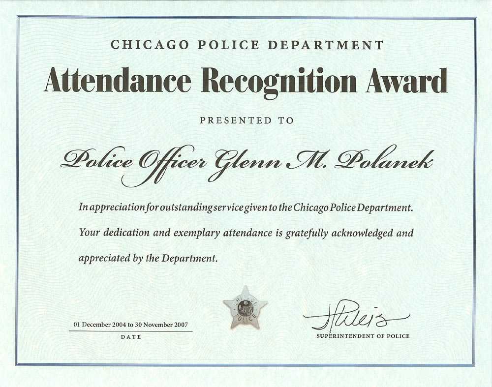 Ribbon Awards | Chicagocop Within Life Saving Award Certificate Template