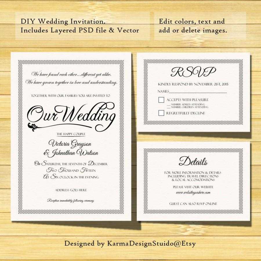 Rsvp Invitations Templates – Karan.ald2014 Pertaining To Free E Wedding Invitation Card Templates
