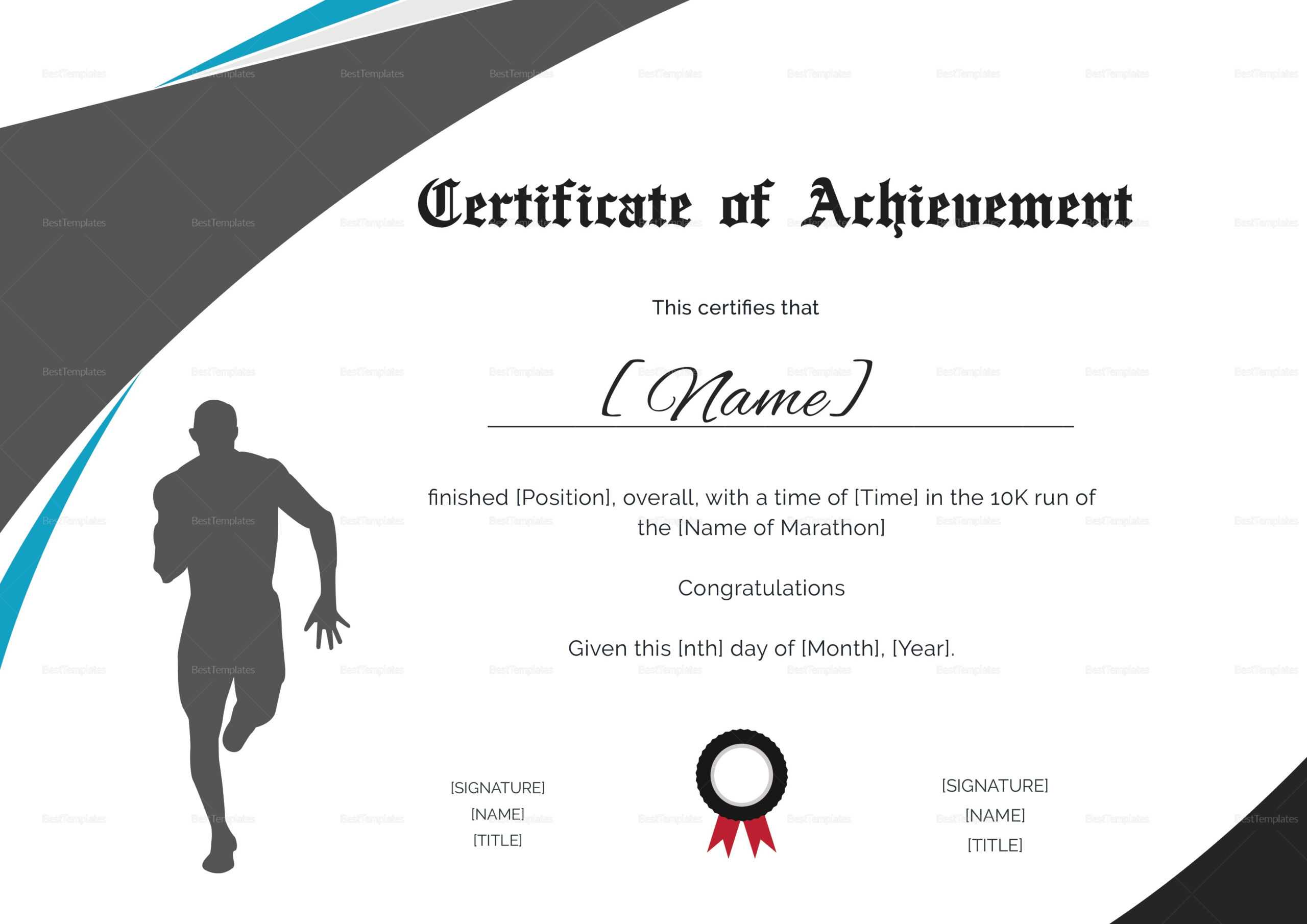 Running Certificate Template – Carlynstudio With Regard To Running Certificates Templates Free