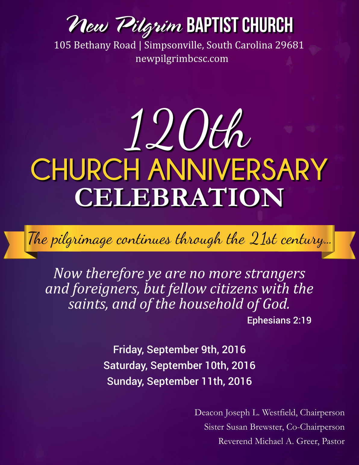Sample Invitation For Church Anniversary – Karan.ald2014 Within Church Invite Cards Template