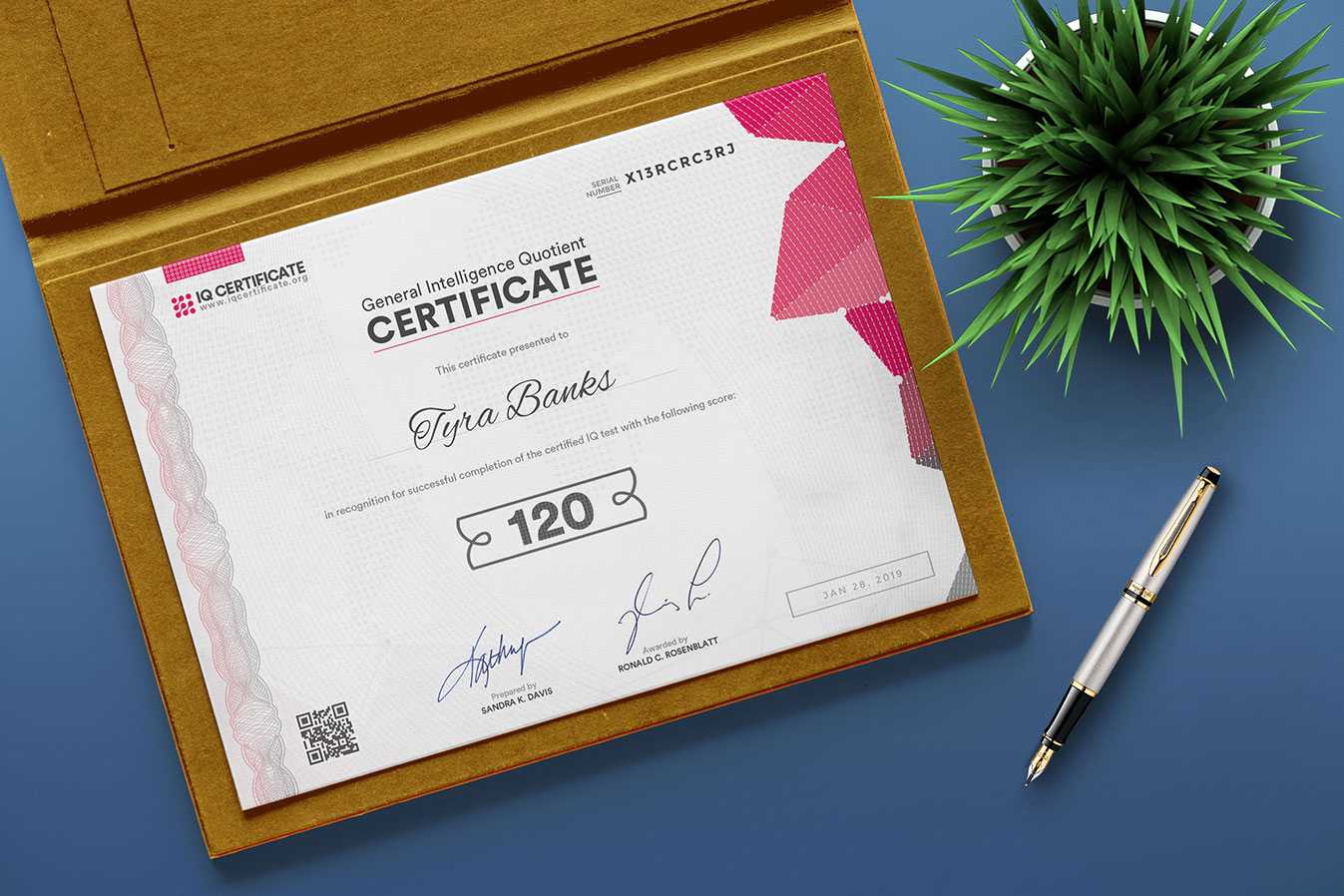 Sample Iq Certificate - Get Your Iq Certificate! Within Iq Certificate Template