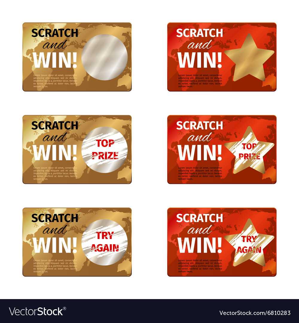 Scratch Card Design Template Within Scratch Off Card Templates