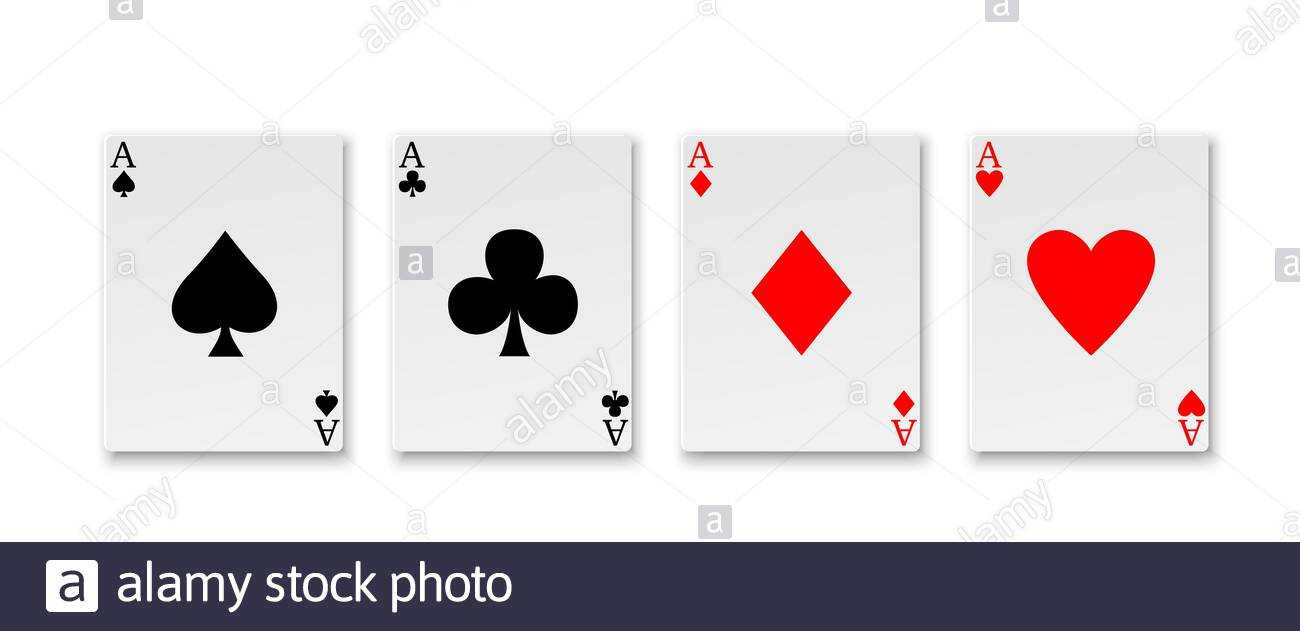 Set Of Vector Ace Playing Cards . Template For Your Design With Regard To Playing Card Design Template
