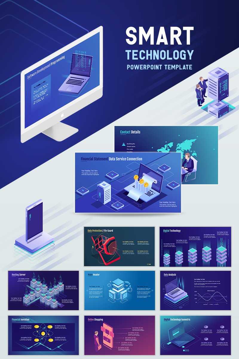 Smart Technology Powerpoint Template Intended For Powerpoint Templates For Technology Presentations