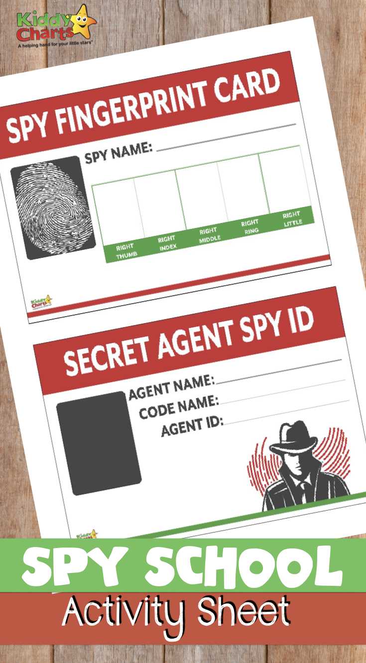 Spy Kids Activities: Free Printables For Your Budding James In Spy Id Card Template